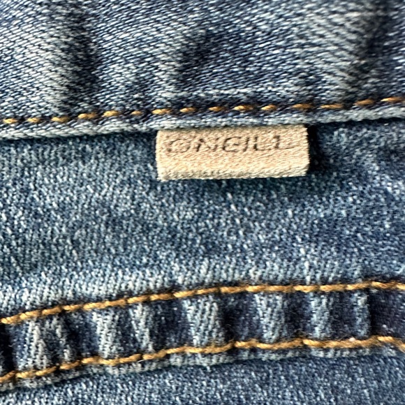 NWT ONEILL BOWIE Jeans Blue Grass Wash Denim Frayed Hem Women's Shorts Size 26 - Picture 8 of 9